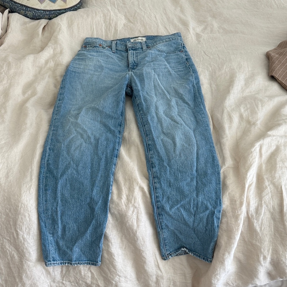 Madewell Women's Straight Leg Jeans - Light Blue
